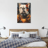 Bulldog In Armor Leinwanddruck (Insitu (Schlafzimmer))