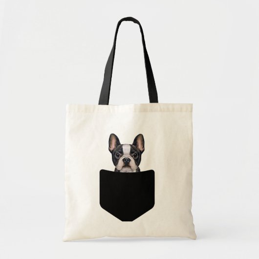 Bulldog in der Tasche (Vorne)