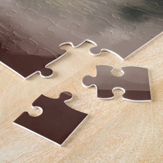 Bulldog in Snow Christmas Puzzle (Seite)