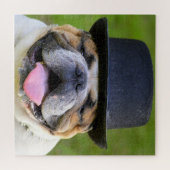 Bulldog in Top Hat Puzzle (Horizontal)