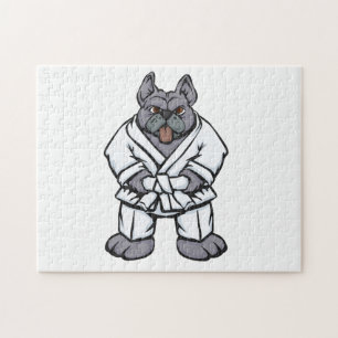 Bulldog-Jitsu  Hintergrundfarbe Puzzle