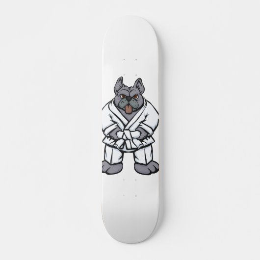 Bulldog-Jitsu| Hintergrundfarbe Skateboard (Vorne)