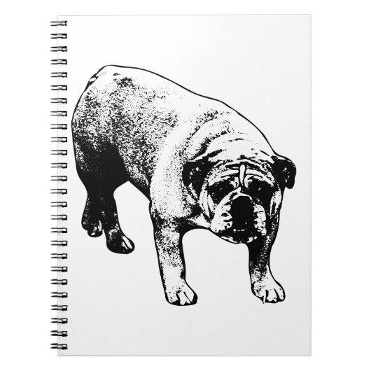 Bulldog-Journal Notizblock (Vorderseite)