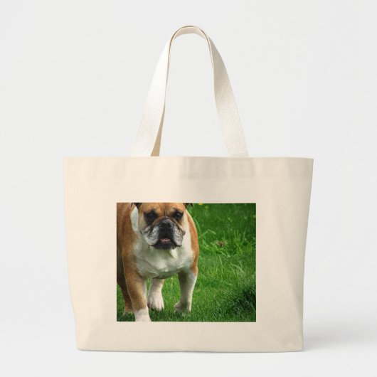 Bulldog Jumbo Stoffbeutel (Vorne)