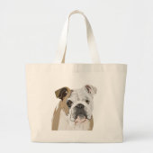 Bulldog Jumbo Stoffbeutel (Vorne)