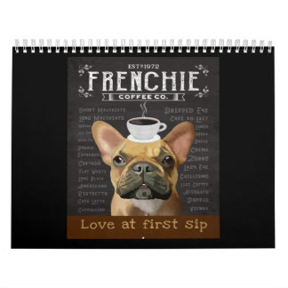 Bulldog-Kaffee Kalender
