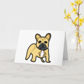 Bulldog Karte (Gelbe Blume)