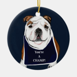 BULLDOG KERAMIK ORNAMENT