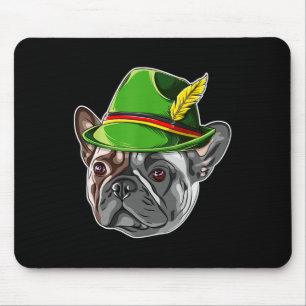 Bulldog Kids Boys Lederhosen Almhut Mousepad