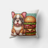 Bulldog-Kissen Kissen (Rückseite)