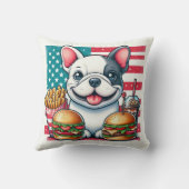 Bulldog-Kissen Kissen (Rückseite)