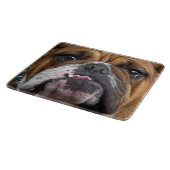 Bulldog-Kissen Schneidebrett (Ecke)