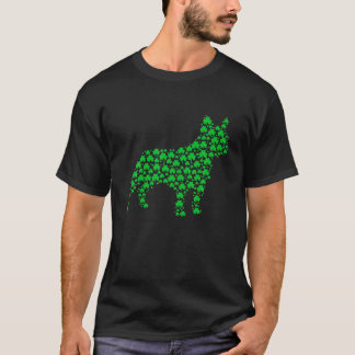 Bulldog-Kleeblatt St.Patrick's Day Puppy T-Shirt