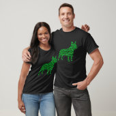 Bulldog-Kleeblatt St.Patrick's Day Puppy T-Shirt (Unisex)