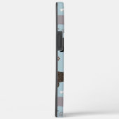 Bulldog-Knochen und Paws Blue Case-Mate iPhone Hülle (Rückseite / Rechts)