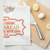 Bulldog-Koch Baking Gingerbrot Geschirrtuch (Viertel Falte)