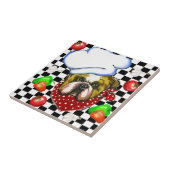 Bulldog-Koch Fliese (Seite)