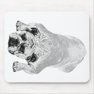 Bulldog-Komfort-Schreibtisch-Inspiration Mousepad