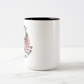 Bulldog-komisches Zitat Zwei-Tone-Kaffee-Tasse Zweifarbige Tasse (Mittel)