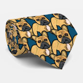 Bulldog Krawatte (Gerollt)