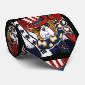 Bulldog Krawatte (Gerollt)