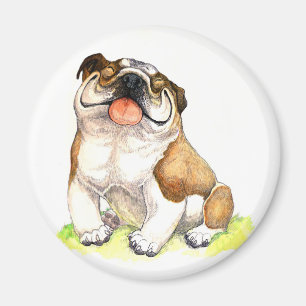 Bulldog-Kühlschrank Magnet