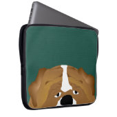 Bulldog Laptop Sleeve (Vorne Rechts)