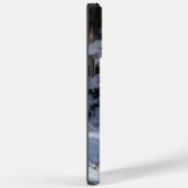 Bulldog lassen es Schnee Weihnachten gebürstet Case-Mate iPhone Hülle (Rückseite / Rechts)