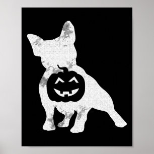 Bulldog Lazy Halloween Kostüm Niedlicher Franziske Poster