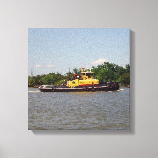 Bulldog-Leinwand Leinwanddruck (Vorderseite)