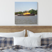 Bulldog-Leinwand Leinwanddruck (Insitu (Schlafzimmer))