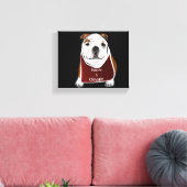 BULLDOG LEINWANDDRUCK (Insitu (Wohnzimmer))