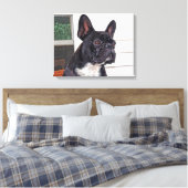 Bulldog Leinwanddruck (Insitu (Schlafzimmer))