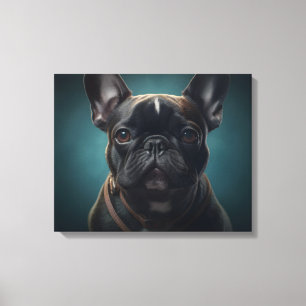 Bulldog Leinwanddruck