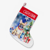 Bulldog-Leute Weihnachtsgeschenke Kleiner Weihnachtsstrumpf (Vorderansicht (hängend))