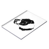 Bulldog Lick Notizen Notizblock (Linke Seite)