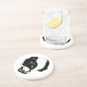 Bulldog Lick Stone Coaster Getränkeuntersetzer (Seite)
