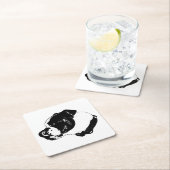 Bulldog Lick Stone Untersetzer (Vor Ort)