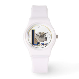 Bulldog Liebe Art Armbanduhr
