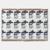 Bulldog-LIEBE Decke (Vorderseite)