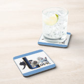 Bulldog-Liebe Getränkeuntersetzer (Rechte Seite)