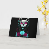 Bulldog | Liebe Halloween Pumpkin-Geschenk Karte (Gelbe Blume)