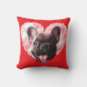 Bulldog Liebe Kissen (Vorderseite)