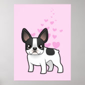 Bulldog-Liebe Poster (Vorne)