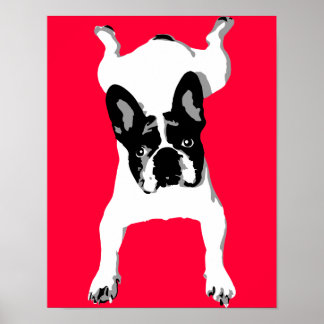 Bulldog-Liebe Poster