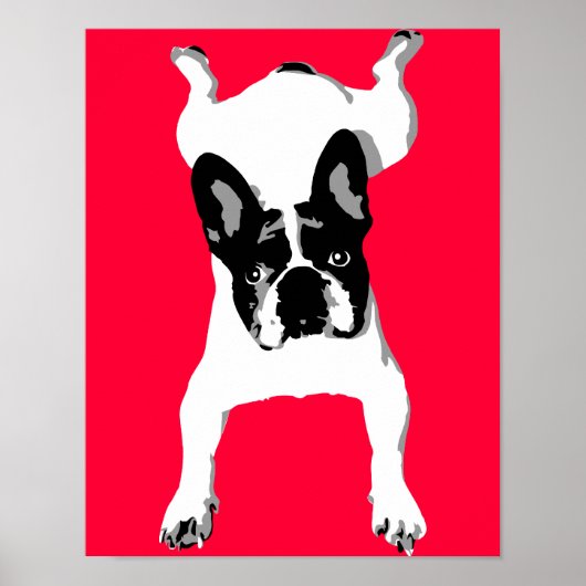 Bulldog-Liebe Poster (Vorne)