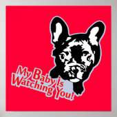 Bulldog-Liebe Poster (Vorne)
