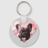 Bulldog Liebe Schlüsselanhänger (Vorderseite)