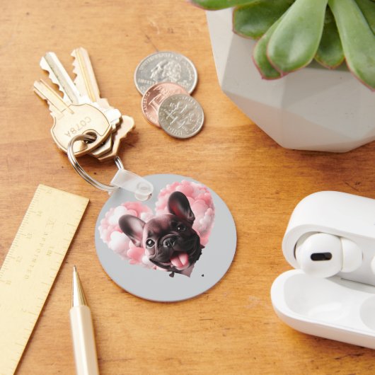 Bulldog Liebe Schlüsselanhänger (Schreibtisch)