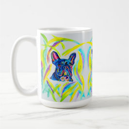 Bulldog-Liebe-Tasse Kaffeetasse